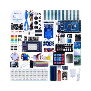 Many different types of electronics shown from above 