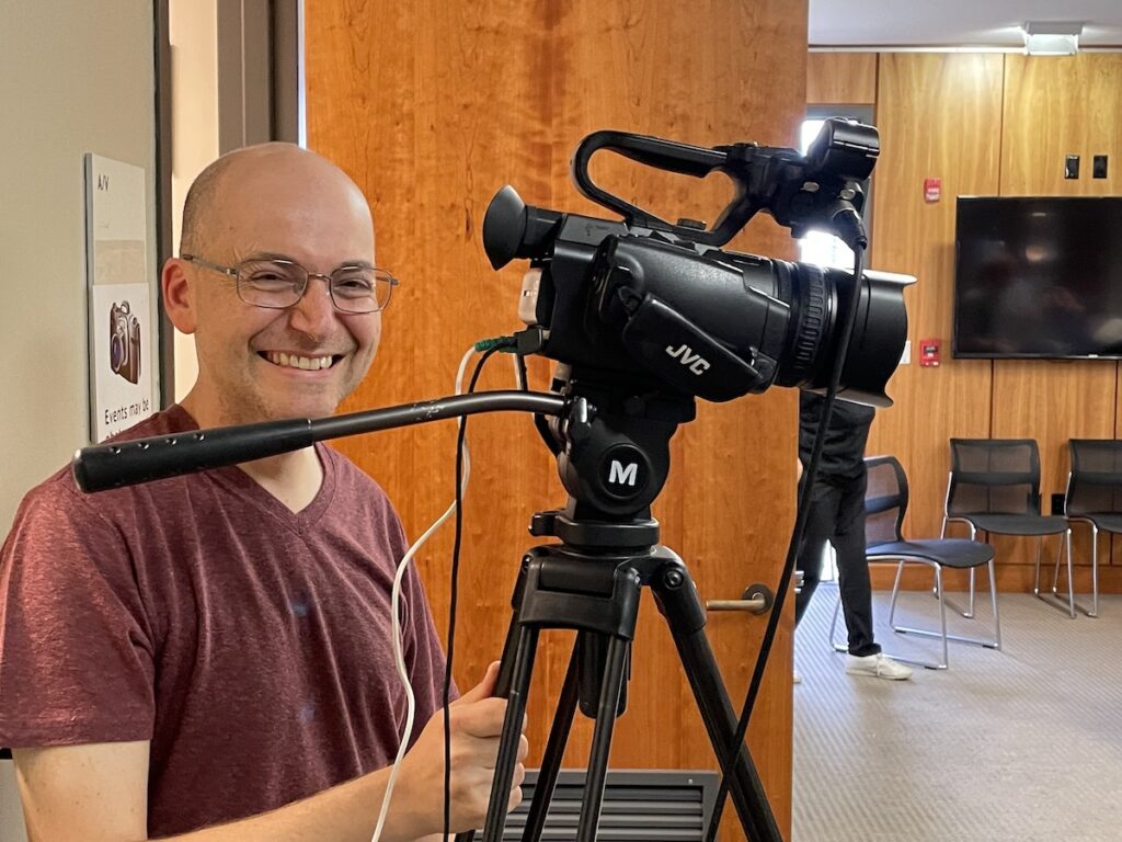 Videographer Marc Mandel from The Needham Channel